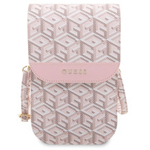 Guess Handbag GUWBHGCFSEP pink / pink GCube Stripe