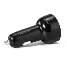 Joyroom 70W car charger with 3 ports: USB, 2 x USB C black (JR-CL26)