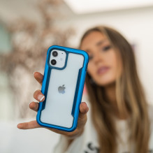 Raptic X-Doria Shield Case iPhone 14 Plus šarvuotas dangtelis mėlynas