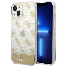 Guess GUHCP14MHG4MHG iPhone 14 Plus 6,7 'aukso / aukso kieto dėklo 4G modelio scenarijus