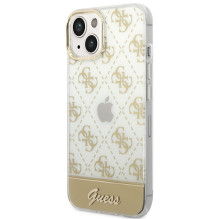 Guess GUHCP14MHG4MHG iPhone 14 Plus 6,7 'aukso / aukso kieto dėklo 4G modelio scenarijus
