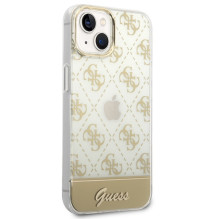 Guess GUHCP14MHG4MHG iPhone 14 Plus 6,7 'aukso / aukso kieto dėklo 4G modelio scenarijus