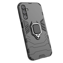 Ring Armor dėklas Samsung Galaxy A24 4G šarvuotu dangteliu magnetinis laikiklis žiedas juodas Ring Armor dėklas Samsung Galaxy A24 4G šarvuotu dangteliu magnetinis laikiklis žiedas juodas