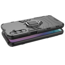 Ring Armor dėklas Samsung Galaxy A24 4G šarvuotu dangteliu magnetinis laikiklis žiedas juodas Ring Armor dėklas Samsung Galaxy A24 4G šarvuotu dangteliu magnetinis laikiklis žiedas juodas