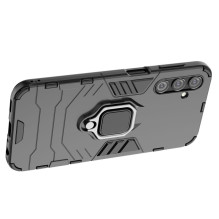 Ring Armor dėklas Samsung Galaxy A24 4G šarvuotu dangteliu magnetinis laikiklis žiedas juodas Ring Armor dėklas Samsung Galaxy A24 4G šarvuotu dangteliu magnetinis laikiklis žiedas juodas