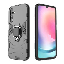 Ring Armor dėklas Samsung Galaxy A24 4G šarvuotu dangteliu magnetinis laikiklis žiedas juodas Ring Armor dėklas Samsung Galaxy A24 4G šarvuotu dangteliu magnetinis laikiklis žiedas juodas