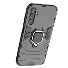 Ring Armor dėklas Samsung Galaxy A24 4G šarvuotu dangteliu magnetinis laikiklis žiedas juodas Ring Armor dėklas Samsung Galaxy A24 4G šarvuotu dangteliu magnetinis laikiklis žiedas juodas