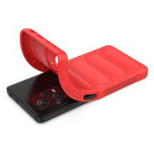 Magic Shield Case for Xiaomi Redmi Note 12 Pro+ flexible armored cover red