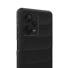 Magic Shield Case Xiaomi Redmi Note 12 Pro+ lankstus šarvuotas dangtelis raudonas
