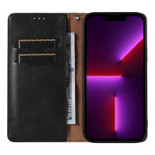 Magnetinio dirželio dėklas, skirtas Samsung Galaxy S23 Flip Wallet Mini Lanyard Stand juodas