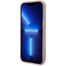 Guess GUHCP14MHGCOP iPhone 14 Plus 6.7 'rožinis / rožinis kietas dėklas, permatomas
