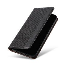 Magnet Strap Case for Samsung Galaxy S23 Flip Wallet Mini Lanyard Stand Black