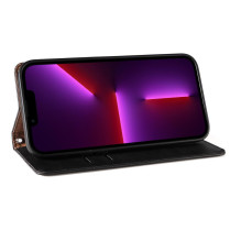 Magnetinio dirželio dėklas, skirtas Samsung Galaxy S23 Flip Wallet Mini Lanyard Stand juodas