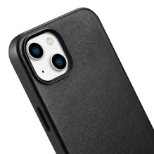 iCarer Case Leather cover for iPhone 14 Plus genuine leather case black (compatible with MagSafe) iCarer Case Leather cover for iPhone 14 Plus genuine leather case black (compatible with MagSafe)