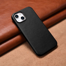 iCarer Case Leather cover for iPhone 14 Plus genuine leather case black (compatible with MagSafe) iCarer Case Leather cover for iPhone 14 Plus genuine leather case black (compatible with MagSafe)