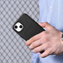 iCarer Case Leather cover for iPhone 14 Plus genuine leather case black (compatible with MagSafe) iCarer Case Leather cover for iPhone 14 Plus genuine leather case black (compatible with MagSafe)