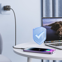 Joyroom Surpass Series A11 USB-A / Lightning 2,4A kabelis 1,2 m – juodas