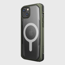 Raptic X-Doria Secure Case iPhone 14 with MagSafe armored cover green