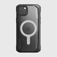 Raptic X-Doria Secure Case iPhone 14 Plus su MagSafe šarvuotu dangteliu juodu