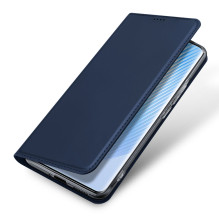 Dux Ducis Skin Pro dėklas, skirtas Honor Magic5 Flip Card Piniginės stovas mėlynas