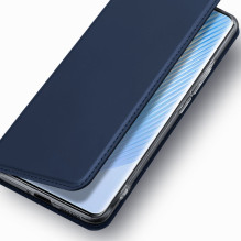 Dux Ducis Skin Pro dėklas, skirtas Honor Magic5 Flip Card Piniginės stovas mėlynas