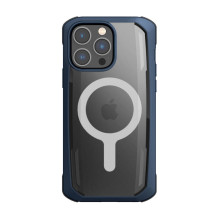 Raptic X-Doria Secure Case iPhone 14 Pro su MagSafe šarvuotu dangteliu mėlynos spalvos