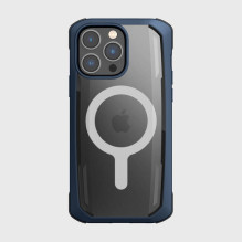 Raptic X-Doria Secure Case iPhone 14 Pro su MagSafe šarvuotu dangteliu mėlynos spalvos