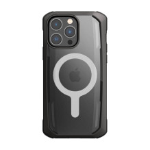 „Raptic X-Doria Secure“ dėklas, skirtas „iPhone 14 Pro Max“ su „MagSafe“ šarvuotu dangteliu juodu