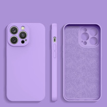 Silikono dėklas iPhone 14 Plus silikoninis dėklas violetinis