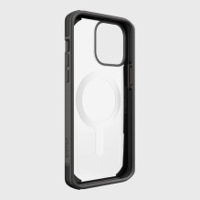 „Raptic X-Doria Secure“ dėklas, skirtas „iPhone 14 Pro Max“ su „MagSafe“ šarvuotu dangteliu juodu
