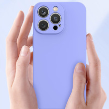 Silikono dėklas iPhone 14 Plus silikoninis dėklas violetinis