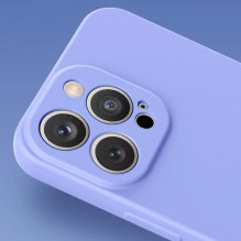 Silikono dėklas iPhone 14 Plus silikoninis dėklas violetinis