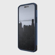 Raptic X-Doria Secure Case for iPhone 14 Pro Max with MagSafe armored cover blue