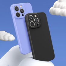 Silikono dėklas iPhone 14 Plus silikoninis dėklas violetinis
