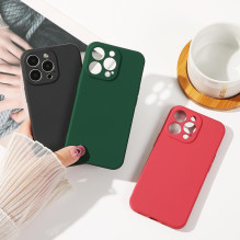 Silikono dėklas iPhone 14 Plus silikoninis dėklas violetinis