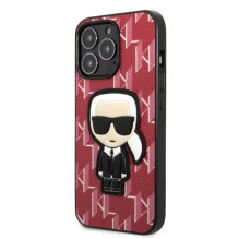 Karl Lagerfeld KLHCP13XPMNIKPI iPhone 13 Pro Max 6.7" hardcase red / red Monogram Ikonik Patch