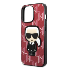 Karl Lagerfeld KLHCP13XPMNIKPI iPhone 13 Pro Max 6.7" hardcase red / red Monogram Ikonik Patch