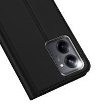 Dux Ducis Skin Pro dėklas, skirtas Realme 10 Pro Flip Card Piniginės stovas juodas
