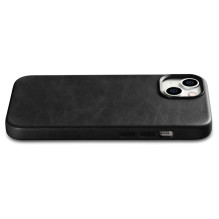 „iCarer Oil Wax Premium“ odinis dėklas „iPhone 14 Plus“ magnetinis odinis dėklas su „MagSafe Black“ (WMI14220703-BK) „iCarer Oil Wax Premium“ odinis dėklas „iPhone 14 Plus“ magnetinis odinis dėklas su „MagSafe Black“ (WMI14220703-BK)
