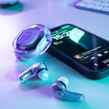 Acefast T8 TWS Bluetooth belaidės ausinės – šviesiai mėlynos