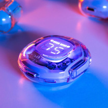 Acefast T8 TWS Bluetooth belaidės ausinės – šviesiai mėlynos