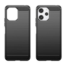 Lankstus anglies rašto dėklas Xiaomi Redmi 12 Carbon Case - juodas