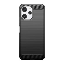 Lankstus anglies rašto dėklas Xiaomi Redmi 12 Carbon Case - juodas