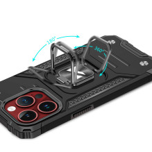 Wozinsky Ring Armor iPhone 15 Pro Max Ring Armor dėklas – auksinis