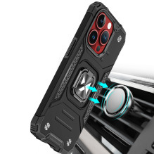Wozinsky Ring Armor iPhone 15 Pro Max Ring Armor dėklas – auksinis