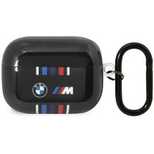 BMW BMAP22SWTK AirPods Pro dangtelis juodas / juodas kelių spalvų linijos