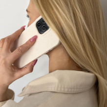 „Eco Case“ dėklas, skirtas iPhone 14 Plus silikoninis skaidomas dangtelis, violetinis