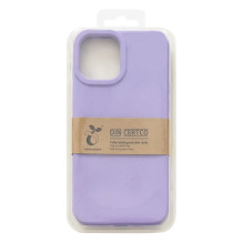 „Eco Case“ dėklas, skirtas iPhone 14 Plus silikoninis skaidomas dangtelis, violetinis