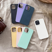 „Eco Case“ dėklas, skirtas iPhone 14 Plus silikoninis skaidomas dangtelis, violetinis