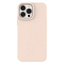 Eco Case dėklas, skirtas iPhone 14 Plus silikoniniam skaidomam dėklui rožinis